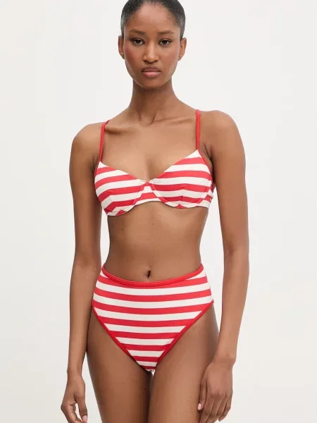 Tommy Hilfiger plavková podprsenka červená