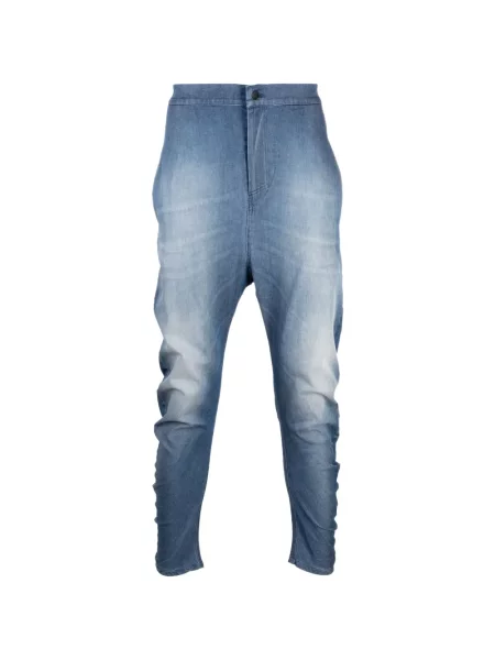 Blugi conici Tessitura Body Couture conici albastru