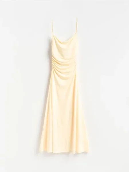 Reserved Rochie maxi drapată nude