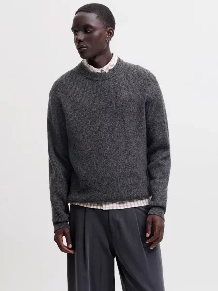 JACK & JONES Pulover JORFrederiksberg Ollie' negru