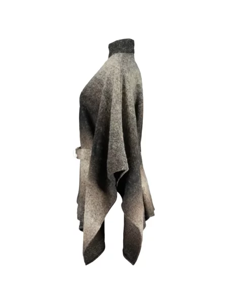 Cu centură poncho Desigual cu gradient maro