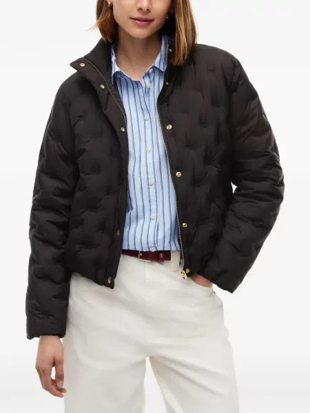 Matlasat geacă Tommy Hilfiger negru