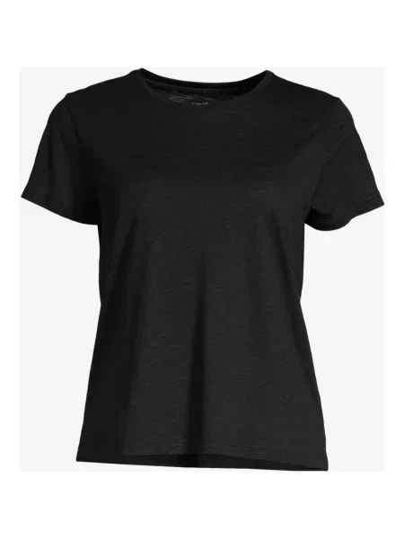 Koszulka Casall Soft Texture krótki rękaw czysta czerń 34 czarna