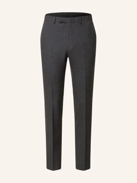 Sandro Spodnie Garniturowe Slim Fit grau