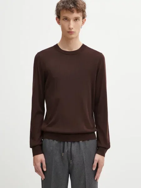 Paul Smith pulover de lână maro