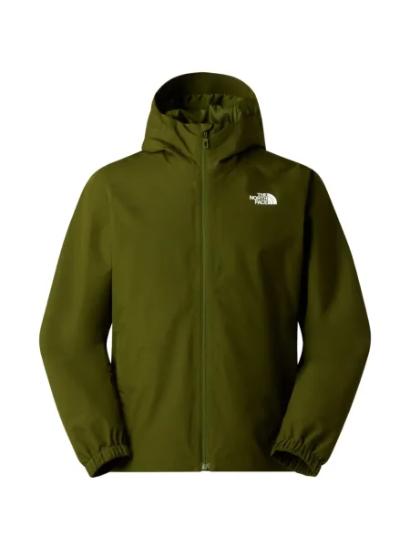 Geacă The North Face cu glugă verde