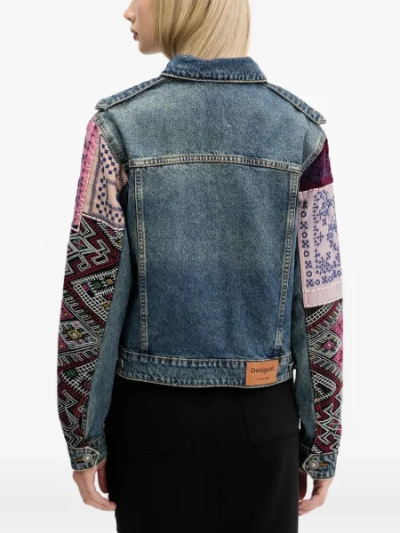 Geacă de blugi Desigual albastru