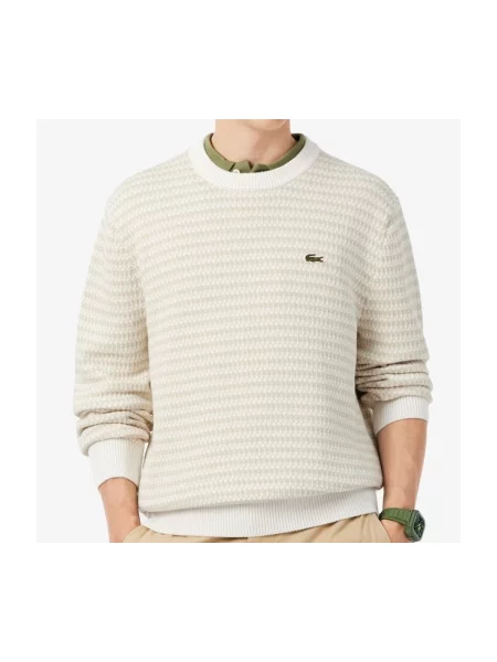 Pulover Lacoste alb