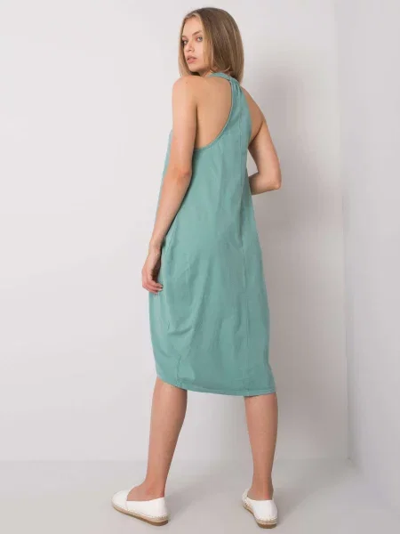 Rochie fără mâneci Fashionhunters de costum kaki