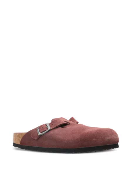 Велурени сандали Birkenstock червено