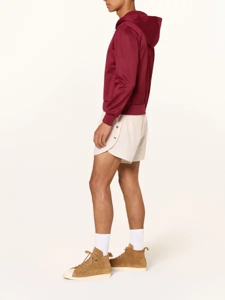 Adidas Originals bluza x Wales Bonner Track Track z kapturem gładka czerwony