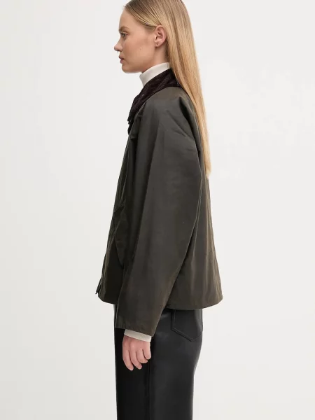 Μπουφάν Barbour Transport Wax Jacket πράσινο