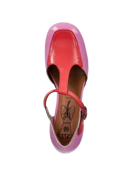 Pantofi cu toc Fly London roz