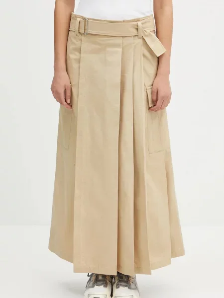 Kenzo fustă din maxi drept bej