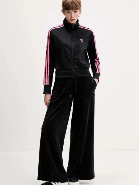 Спортивні велюрові штани Juicy Couture меланж чорний