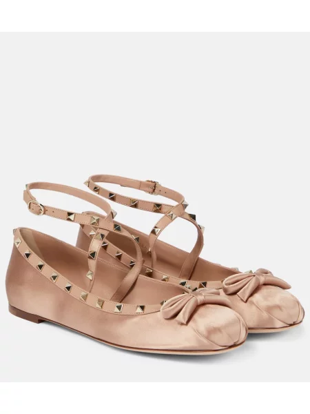 Balerini Valentino Garavani din satin