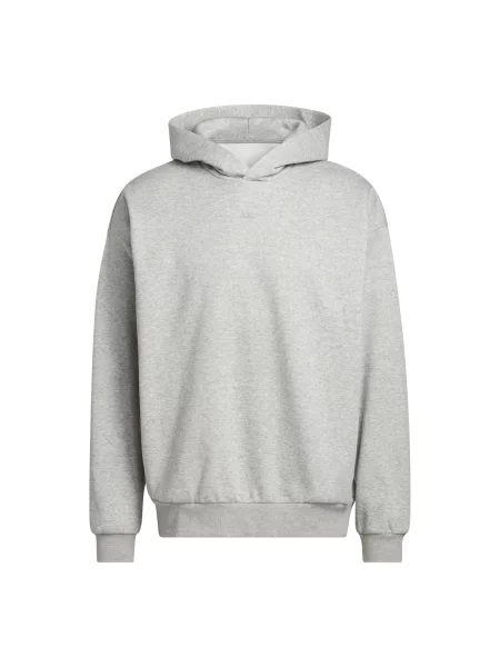 ADIDAS PERFORMANCE Αθλητική μπλούζα φούτερ adidas Basketball Fleece Hoodie Gender μελανζέ γκρι