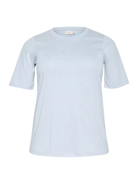 KAFFE CURVE Tricou azuriu / transparent