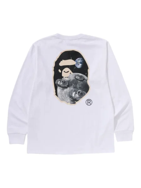 Tricou A Bathing Ape® lung alb