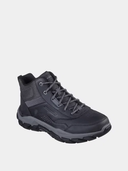 Кожаные ботинки Skechers черные