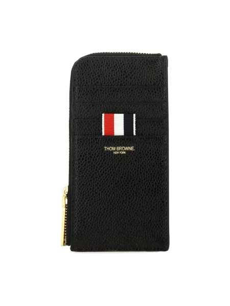 Portfel Thom Browne skórzany czarny