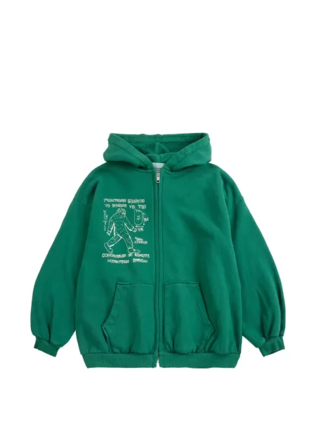 Bluza z kapturem dziecięca Bobo Choses zielona