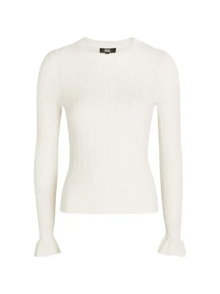 Top Paige tricotate cu volane