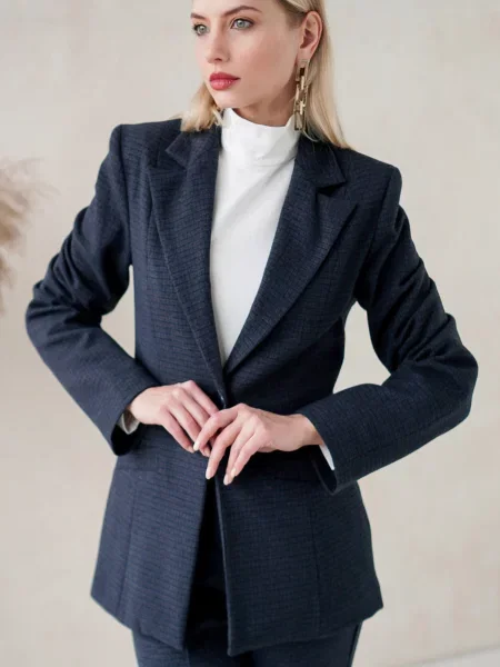 Піджак LadyLike бавовна/поліестер сірий