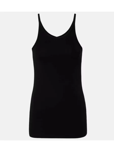 Top Toteme din satin negru