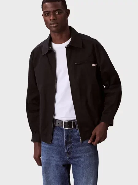 Джинсова куртка Calvin Klein Jeans чорна