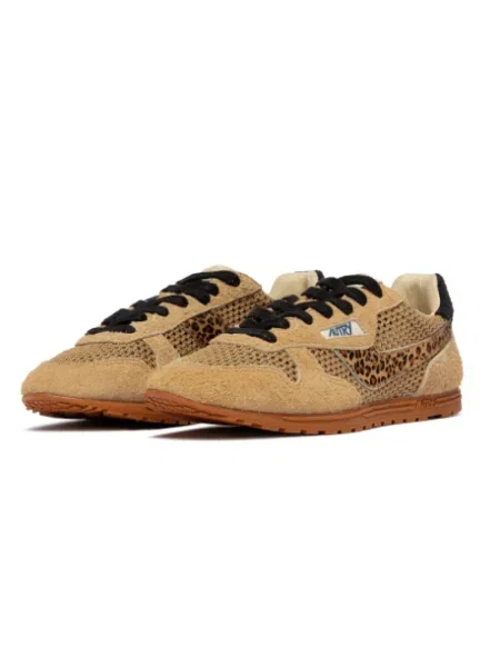 Sneakersy Autry skórzane beżowe