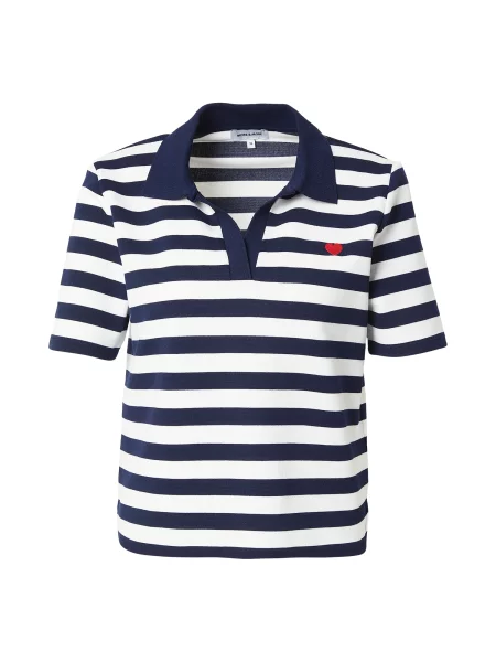 MORE & MORE Tricou albastru închis / roșu alb