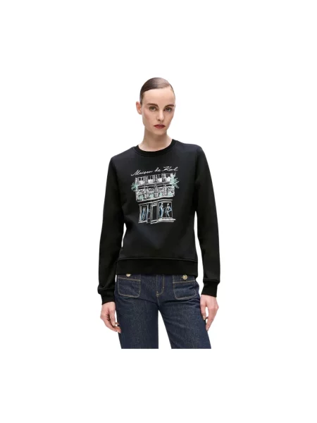 Bluza Karl Lagerfeld z nadrukiem czarna