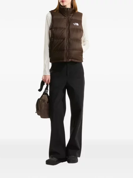 Matlasat vestă The North Face cu imagine maro