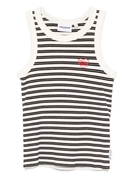 Top Chocoolate cu dungi