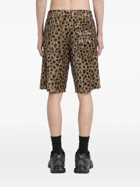 Leopardí kraťasy Human Made s potiskem