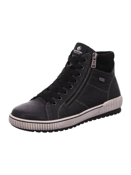 Sneakersy Remonte skórzane czarne