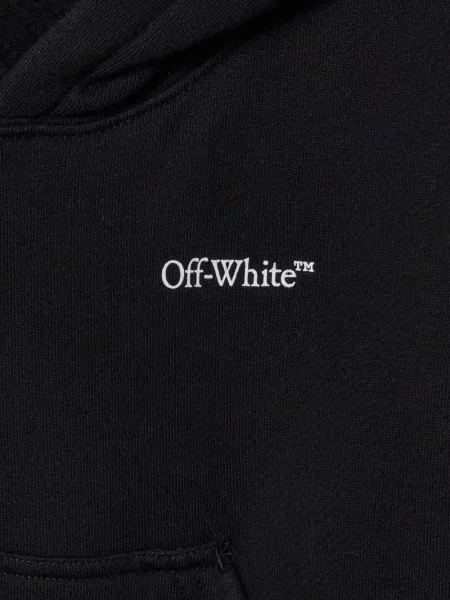 Bluza z kapturem dziecięca Off-white biała