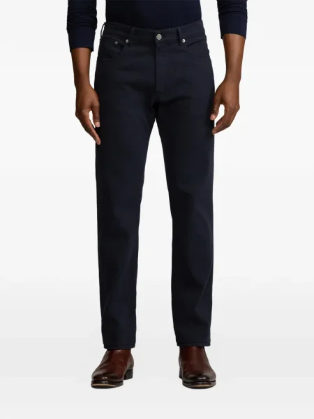 Džíny Ralph Lauren Purple Label s 5 kapsami modré