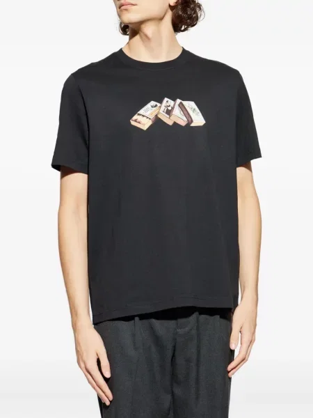 Tricou Ps Paul Smith cu imagine negru