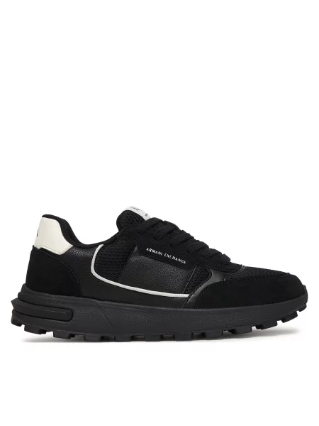 Sneakersy Armani Exchange černá