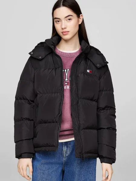 Джинсова куртка Tommy Jeans чорна