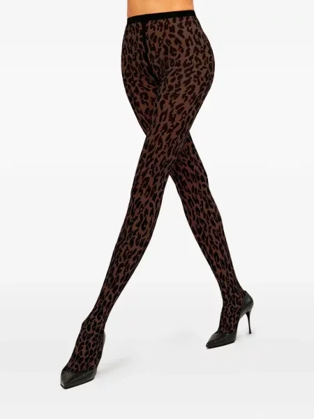 Dresuri Wolford cu imagine cu model leopard negru