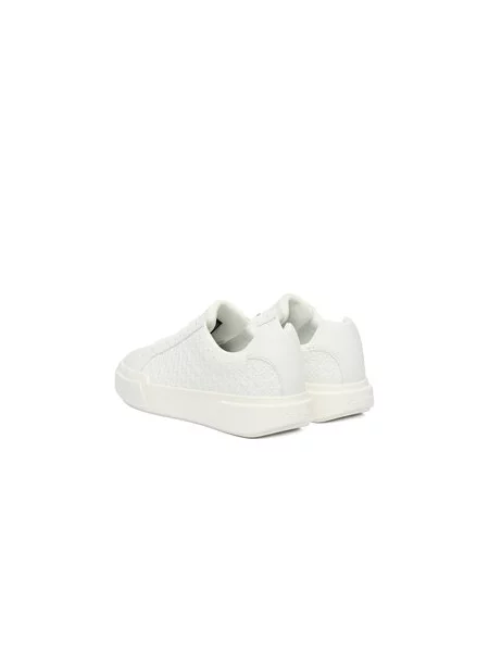 Calvin Klein Superge Chunky Cupsole Laceup Lth Aop črna