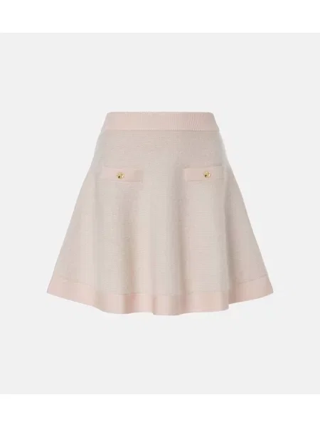 Fustă Nina Ricci de lână bej