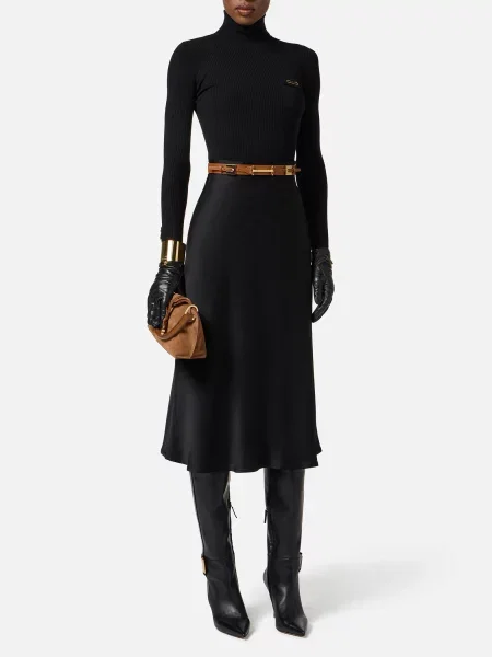 Платье Elisabetta Franchi черное