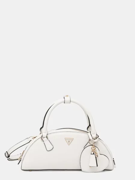Guess torebka crossbody z imitacji skóry ISOBEL beżowa