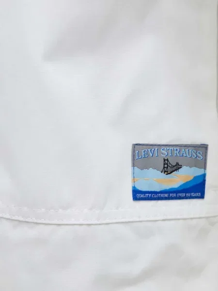 Карирани дънки straight leg Levi's® с шипове кафяво