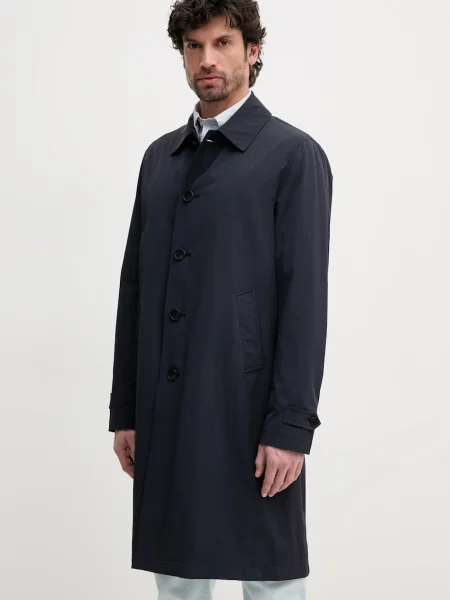 Палто Tommy Hilfiger преходен модел тъмносиньо