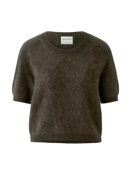 Dzianinowy sweter Oui szary